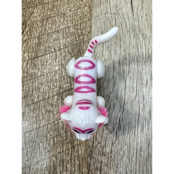 Vtg Littlest Pet Shop LPS McDonalds 1996 Tiger pink glitter Tonka Happy Meal Toy - Picture 2 of 7